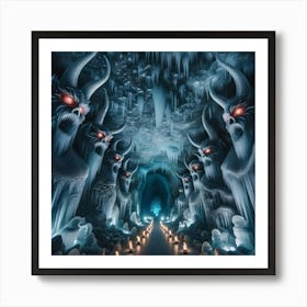 Frozen Nightmares 5 Art Print