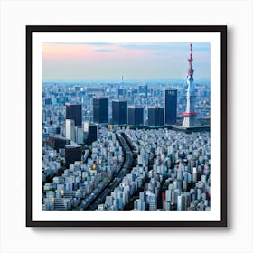 Tokyo Skyline Art Print