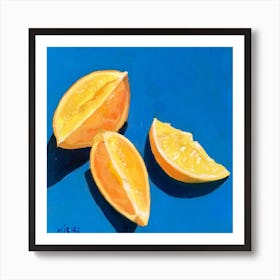 Orange Slices Art Print