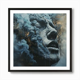 'The Face Of Smoke' Art Print