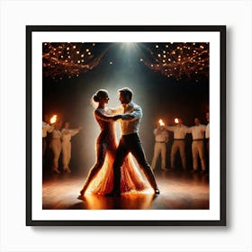 Ballroom Dancers 7 Art Print