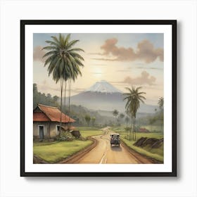 Road In Java Art Print 2 Art Print