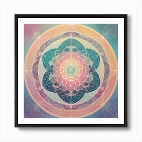 Sacred geometry Art Print