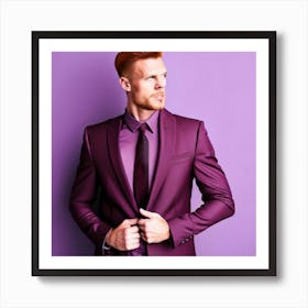 Man In A Suit Art Print