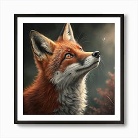 Foxes Art Print