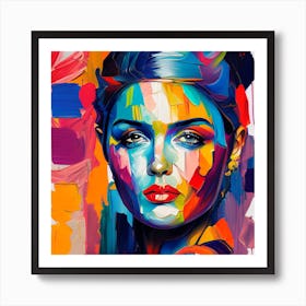 Portrait Of A Woman 4 Art Print