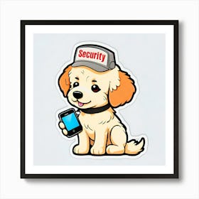 Security Dog Art Print