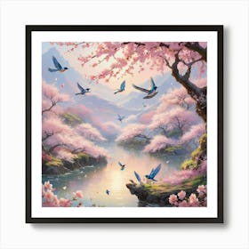 Cherry Blossoms 13 Art Print