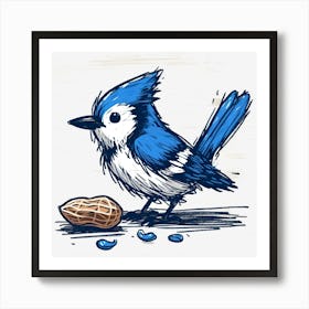 Bluejay ~Reimagined 11 Art Print