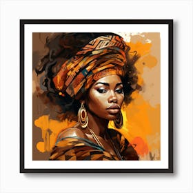 African Woman 49 Art Print