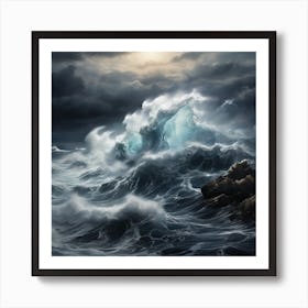 Stormy Sea 1 Art Print