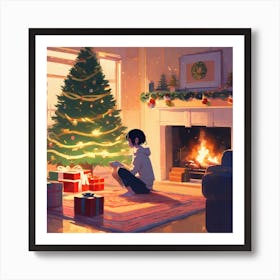 Christmas Tree 43 Art Print