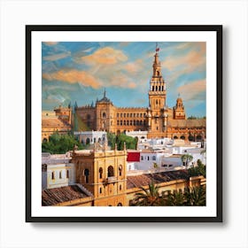 Seville Cathedral Art Print