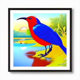 Bird Of Paradise 9 Art Print