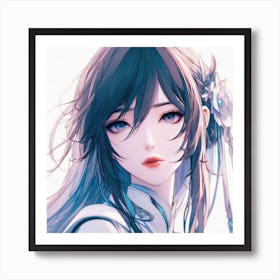 Anime Girl (67) Art Print