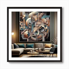 Abstract Painting 18 Art Print