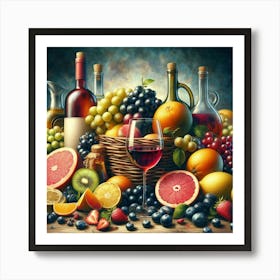 Fruit Basket 1 Art Print