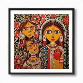 Indian painting for wall decor Art Print