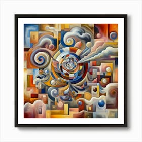 Abstract Painting Inspired By A Dream (3) Art Print