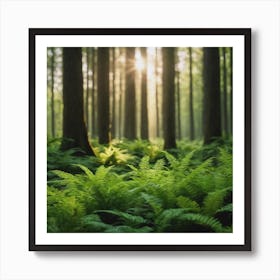 Green Woods Art Print