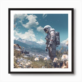 Space Mountain Art Print