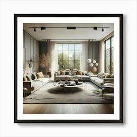 Modern Living Room 47 Art Print