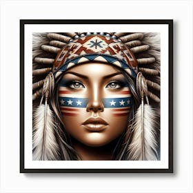 Indian Woman 1 Art Print