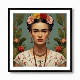 Default Default Vintage Frida Kahlo For Defferent Seasons Aest 0 (2) Art Print