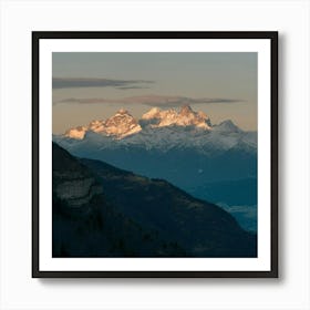 Alps Stock Videos & Royalty-Free Footage Art Print