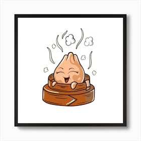 Chinese Steamed Bun Art Print