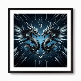 Dragon Design 6 Art Print