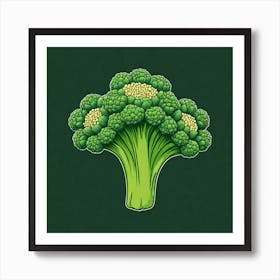 Broccoli 4 Art Print