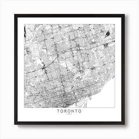 Toronto Map Art Print