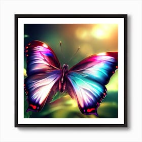 Luminescent Butterfly Art Print