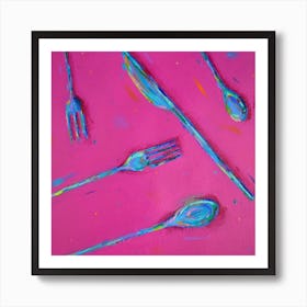 Cutlery 2 Art Print