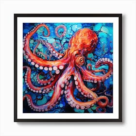 Octopus 3 Art Print