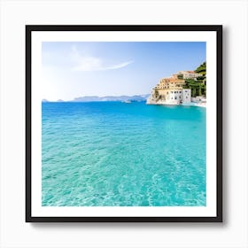 Beach In Italy Art Print