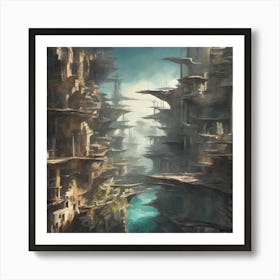 Futuristic City Art Print