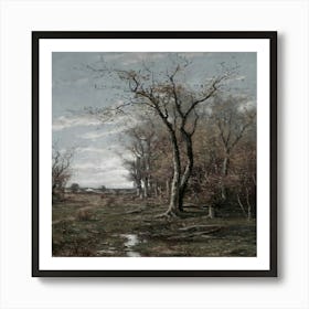 Landscape With Trees 2 Art Print