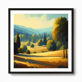 Landscape Painting 148 Art Print