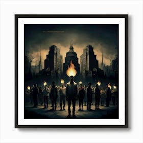 The Awakening Flame Art Print