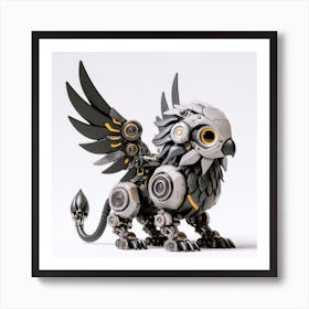 Robot Griffin Art Print