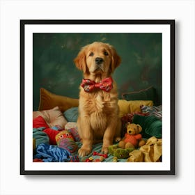 Cute Dog Art Print