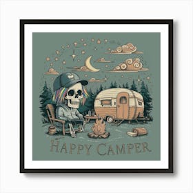 Happy Camper 2 Art Print