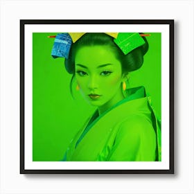 Japan Geisha Visual 26 Art Print