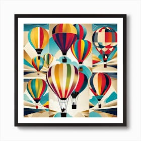 Hot Air Balloons art 1 Art Print