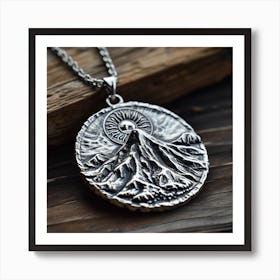 Mountain Pendant Art Print