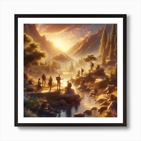 Lord Of The Rings 1 Art Print