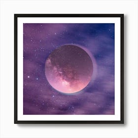 Moon In The Sky Art Print