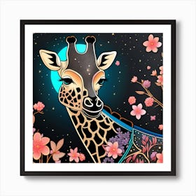 Giraffe Art Print